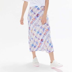 Urban Outfitters Tie-Dye Slip Skirt